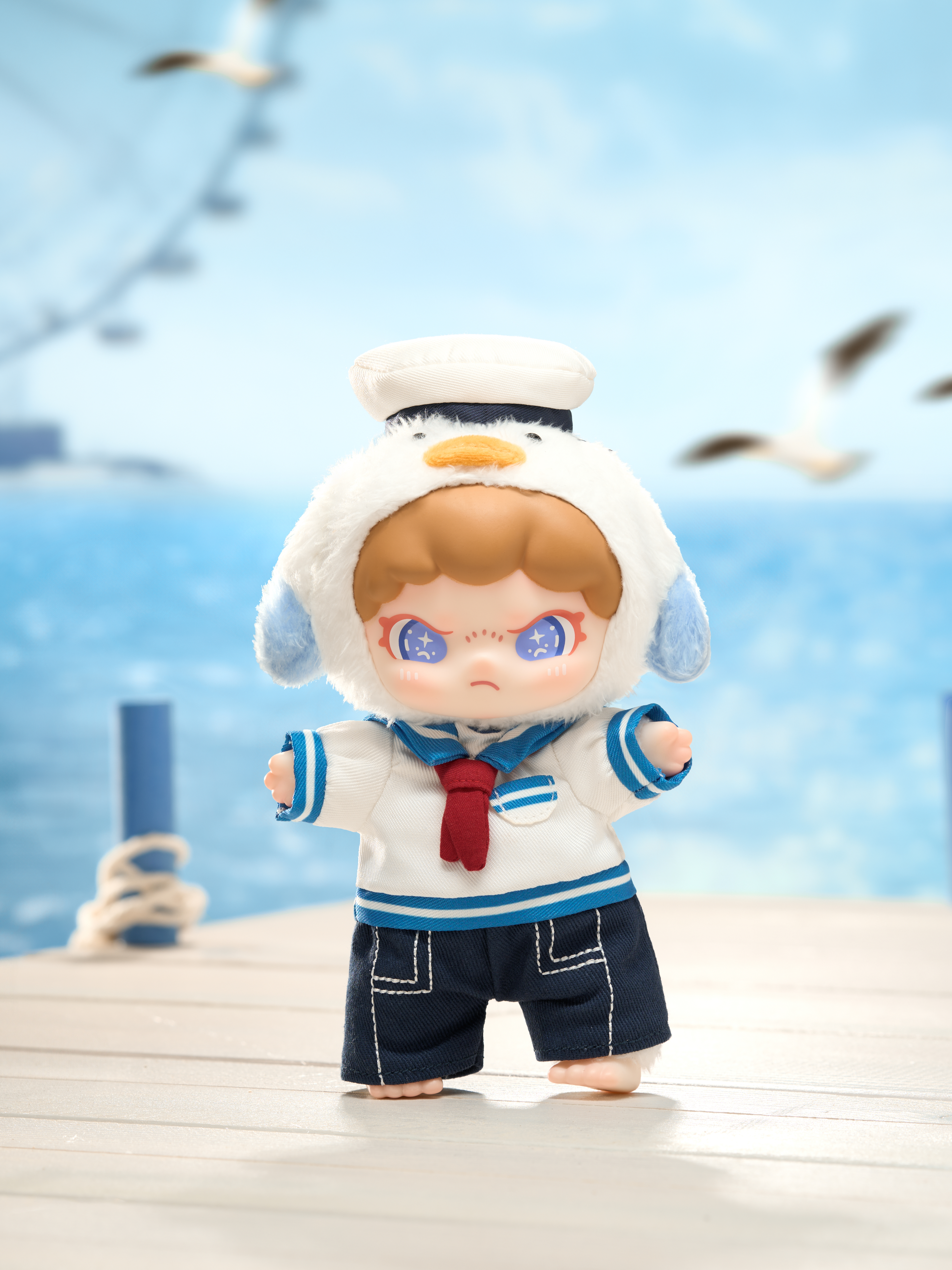 DORA鸥噜噜搪胶毛绒公仔挂件