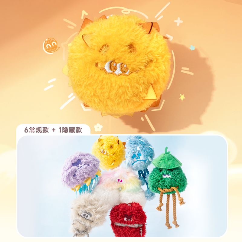炸毛球球—炸毛气象局系列毛绒挂件盲盒 - 1