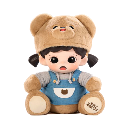 Zoraa拿铁小熊搪胶毛绒公仔 - 1