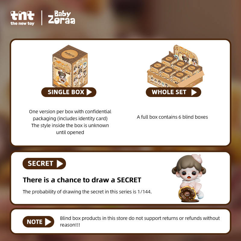Baby Zoraa·mini盲盒系列·妹宝烘焙店 - 3