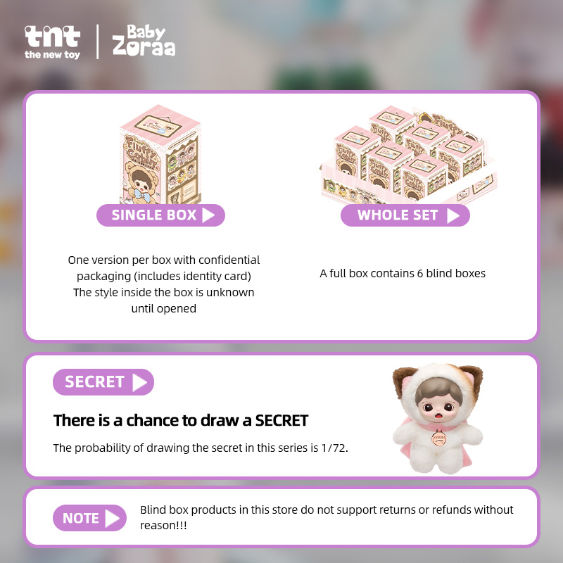 Zoraa·绒绒小屋搪胶毛绒系列公仔 - 3